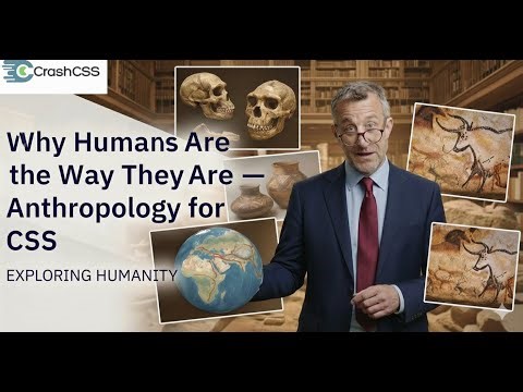Why Humans Are the Way They Are - Crash CSS Anthropology Series - Video 2 - CSS/PMS