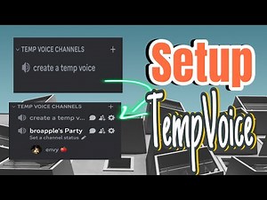 How to create a temporary voice channel in your discord server