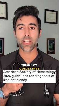 New Guidelines For Iron Deficiency
