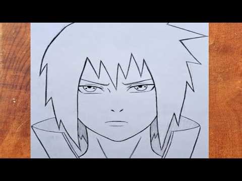 How to Draw Sasuke Uchiha Step by Step | Easy Anime Drawing Tutorial