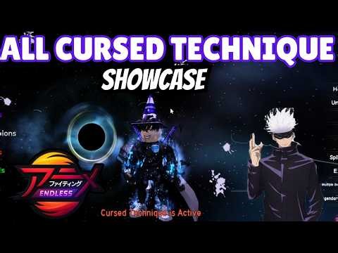 ALL CURSED TECHNIQUE in ANIME FIGHTING SIMULATOR : ENDLESS [AFS:E]