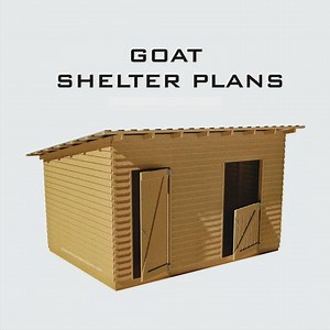 DIY Goat Shelter Plans - Goat Shed Plans - Small Shed Plans - DIY Shed Plans - Backyard Shed With Materials List [PDF Plans] - Etsy UK