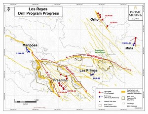 Prime Mining Announces Discovery Holes in Several New Gold- and Silver-Bearing Areas