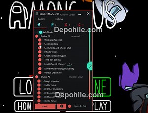 Among Us PC Hacker Mode v30 Menu Imposter Hilesi İndir