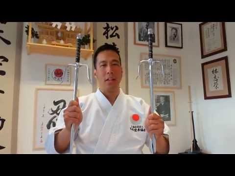 Ryan Hayashi - Karate Video Lesson #32 - SAI Okinawa Kobujutsu