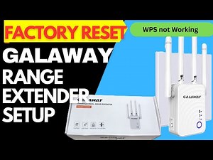 Factory Reset Galaway Range Extender if Not connecting or Forgot Password | Reset Galaway Repater