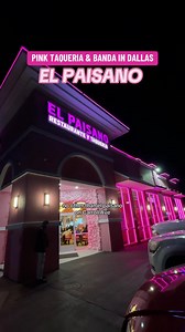 Britany Guereca on Instagram: "PINK TAQUERIA & BANDA . 🎺😮‍💨🌮💞 “tacos el paisano” now open in East Dallas, 📍 305 S. carroll Ave Dallas Tx . My honest review: The place is beautiful, service is good, food is good but the music is a bit too loud. 😌 Yes it is family friendly, yes they do offer a kids menu & also highchairs but i recommend going with friends . Go check it out for yourself and let me know what you think down below 🫶🏼💞🌮✨ #dallasfood #dallasfoodie #dallaseats #dallasinfluence