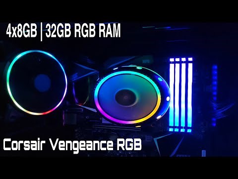 Corsair Vengeance RGB PRO | How To set up iCue RGB light | Unboxing
