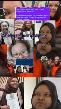 23-year-old Athika Ahmed health ambassador for Wales @wahalachannel398 @Wales