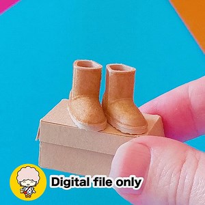 Dollhouse Miniature Boots STL File – 1/12 Scale (digital Download) - Etsy Canada