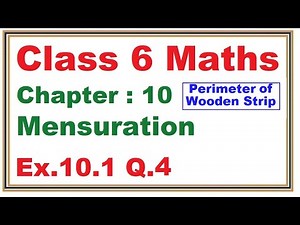 Ex.10.1 (Q.4) Chapter:10 Mensuration | Ncert Maths Class 6 | Cbse