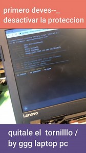 chromebook y el tornillo de proteccion primero deves quitarlo y despues seguir con el proseso bios universal para windows linux ubunto kali linux parrot os | Ggg laptop pc