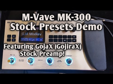 M-Vave MK-300 for Electric/Bass Guitar Stock Presets Quick Demo at M-Vave Booth, Music China 2024