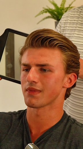 Patrick Bateman Inspired In Between Haircut | Long Slick Back Style