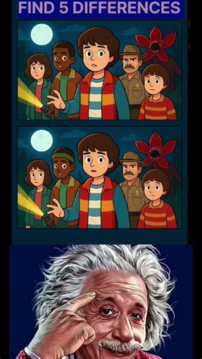 Find 5 Differences Challenge 🧠 | Only Genius Can Spot All!