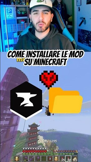 How to Install MODs on Minecraft Java #minecraft #minecraftshorts #minecraftita #minecraftdaily