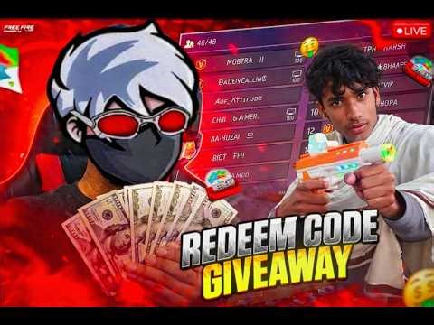 FREE FIRE LIVE CUSTOM ROOM GIVEAWAY | FF LIVE TEAM CODE GIVEAWAY | FF LIVE GIVEAWAY | NILESH IS LIVE