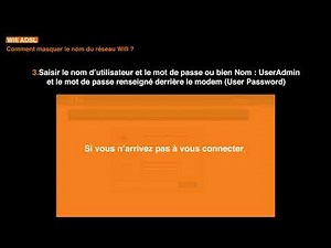 Tuto: Comment masquer le réseau d'un Wifi avec le Modem Fun Box Orange