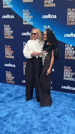 Amy Madigan and Tessa Thompson Sparkle at the Spirit Awards