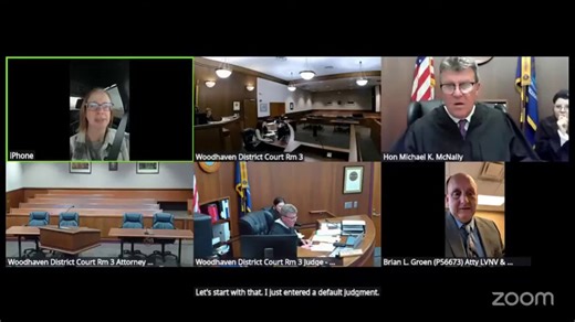 Michigan judge berates woman joining court while driving