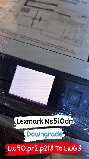 الرجوع لإصدار اقدم لطابعات ليكسمارك Ms510dn ✅️ من احدث اصدار سوفت وير معقد لكتير من الفنيين وهو 👈🏻 Lw90.Pr2.P218 الي Lw63 👌🏼 بمساعده وإشراف باشمهندس Sameh Nabil Aziz ❤️ #مميزات_الرجوع لاصدار اقدم ⬇️ ▫️تشغيل اي نوع Chip ( صيني / معاد شحنها ) للحبر او الدرام . ▫️عمل Reset للشريحه بدون اي مشاكل . للتواصل واتساب : 012 06870374 📲 المكتب : ش 6 شمال من ش 45 - العصافره - اسكندرية . Downgrade to an older Lexmark MS510dn printer version ✅️ From the latest software version, which is complex for many t