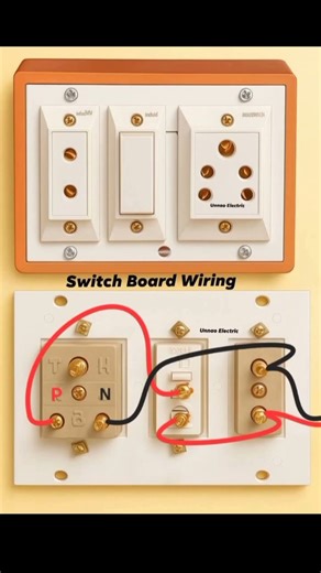 2 socket 1 switch connection | how to make two socket one switch connection #shots #viralvideo