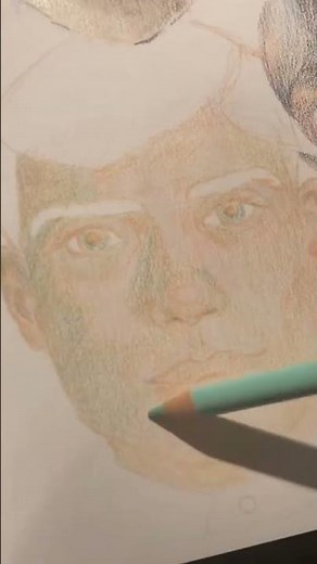 My 100 Heads Challenge using Holbein colored pencils