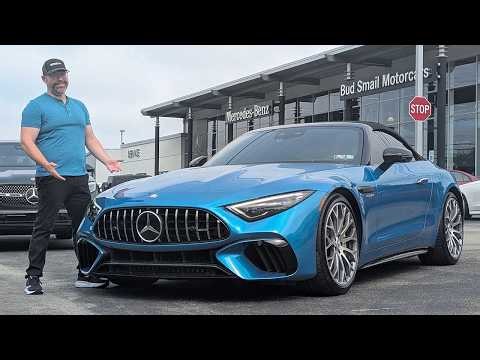 🚗 Stunning Hyper Blue 2023 AMG SL 55 AWD For Sale at Bud Smail Motor Cars!
