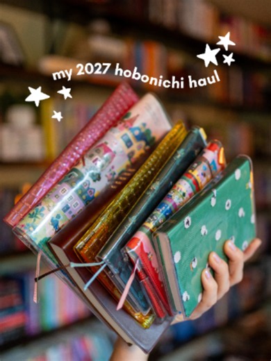 My 2027 Hobonichi haul is here! ✨📖🖊️ is there anything in my Hobonichi haul you want a closer look at or a full flip-through of? what did you grab this year? 📖 Beautiful People: Nothing to Hide (pink a5) Moomin: A Day in the Life of Snufkin Weeks (Japanese) Bow & Tie HON: Sheep Sheep Sheep (original a6 techo) Beautiful People: Nothing to Hide (yellow weeks cover) Yumi Kitagishi: White Cat House (a6 techo cover) Yumi Kitagishi: White Cat Village (a5 techo cover) Kuretake KurePunch: Postage Sta