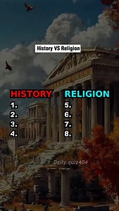 5.5K views · 1.4K reactions | World History VS World Religion ⚜️ #dailyquiz404 #quiz #dailyquiz | Daily.quiz404 | Facebook
