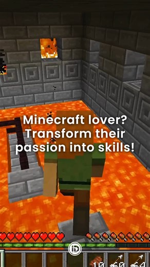 Elevate your child's Minecraft love into a learning journey! 🚀💡 Dive into coding, game design, and problem-solving. Level up their skills with Minecraft camps and private lessons from iD Tech. | iD Tech Camps