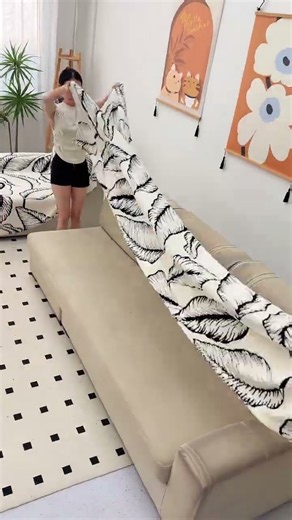 Amazing Sofa Cover Makeover 🛋️✨ | Cozy & Stylish Living Room Transformation