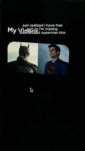 Superman and Batman kiss???