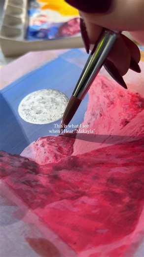 I have synesthesia ✨ It means I have one sense that basically has a different wiring that makes it connect to another sense! So for me I’ll hear or see a word and see colors shapes or images and also get a personality from them! 2026 fantasy calendars are available for preorder now!!first link in bio! I’m so excited about these ones, only $39 FREE US shipping 🤍 (because dragons are better than reality 👀✨) I’ve pained every birthday and now names. What’s yours? 🫶🏻 ——- #synesthesia #artist #ma