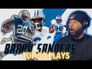 Barry Sanders Top 50 Plays | SPORTS REACTION