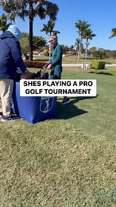 She’s playing a pro golf tournament | Gabbygolfgirl