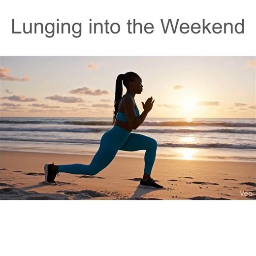 Lunging into the weekend #fridayvibes #workout