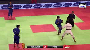 Ultimate Karate League | Delhi Bravehearts vs Bengaluru Kings While all the combat sports of the World have Individual matches, UKL is a unique match format that has changed the individual sport into a Team Sport where one player is pitched against three opponents. There are three sets and each set consists of 9 bouts. The three sets of matches are completed in 45 minutes including slow-motion and commercial breaks. Only the knockdown by combination of techniques register a score. Each of the te