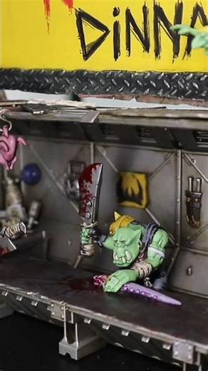 Kitbashed ORK SHOP Showcase #kitbashing #warhammer40k #warhammer