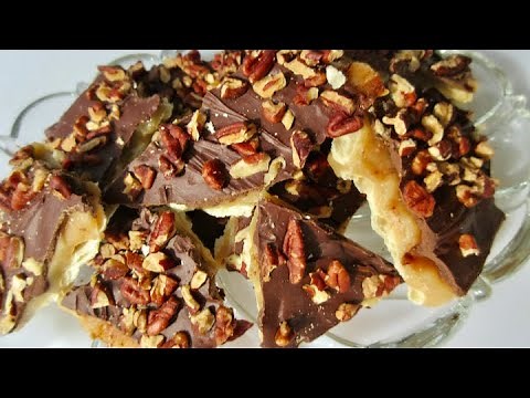 Christmas Day ENGLISH SALTINE CRACKER TOFFEE Recipe
