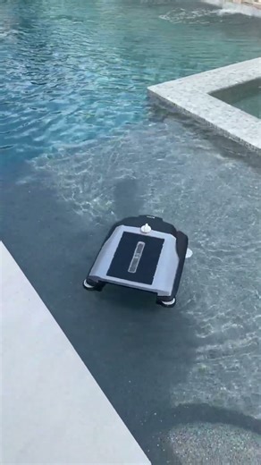 Pool Cleaning Robot in Action Watch it Clean!