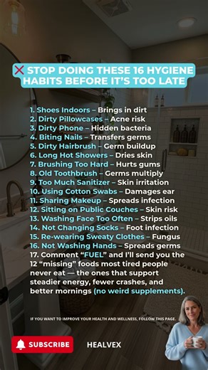 🚨 Your hygiene routine might be backfiring. #longevity #manifestation #healthyhabits