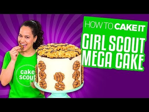 Girl Scout Mega Cake - CARAMEL, COCONUT & CHOCOLATE | Yolanda Gampp | How To Cake It