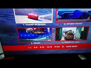 Cars 3 2017 DVD Menu Walkthrough