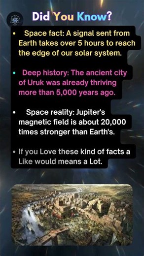 3 Mind-Blowing Facts About Space & Ancient History #facts
