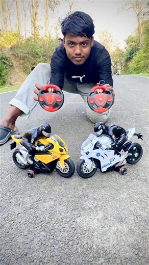 New remote control 2Ta Rc Police bike Unboxing Disi Dekho😱#shortsfeed