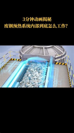 Scrap Steel Preheating Line in 3D: Efficiency Unleashed