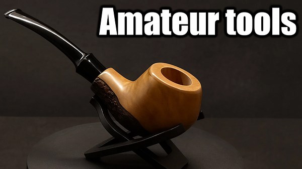 Making a Pipe with Madroño Wood (Strawberry Tree) | Step-by-Step Guide Using Simple Tools