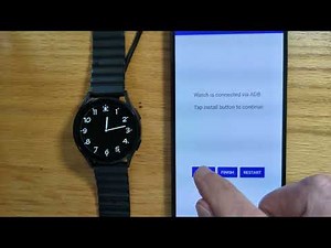 Wear Installer 2 - how to install an old-style watchface on a WearOS 5 device