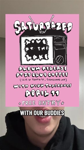 Today (April 11) at 7:00 PM we’re gonna be playing the 27 Club Coffee Shop for FREEEEEE. Pull up with all the friends you possibly can let’s get rowdy. #band #cleveland #hardrock